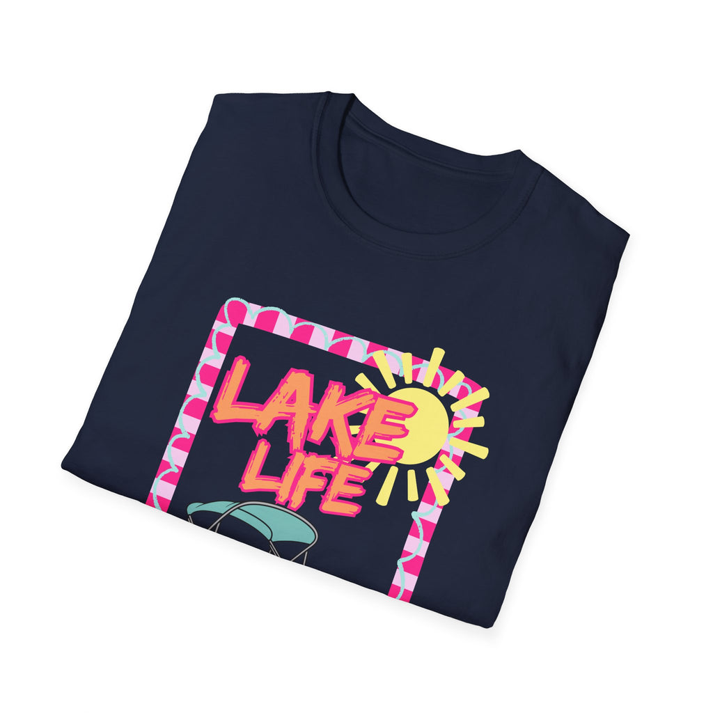 Lake Life Pontoon Boat T-Shirt | Summer Lake Vibes