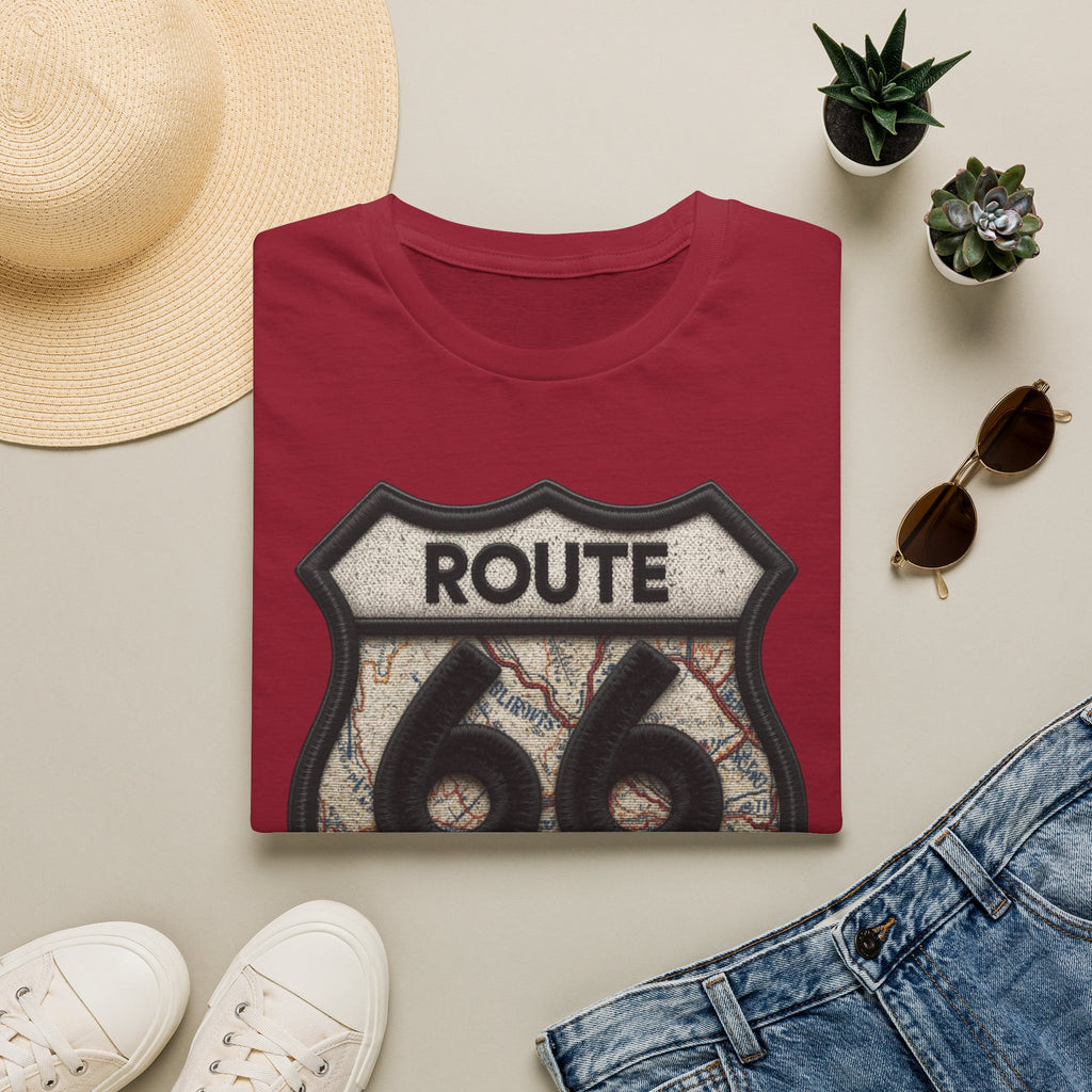 Route 66 Born to Roam T-Shirt | Vintage Highway Shield Tee