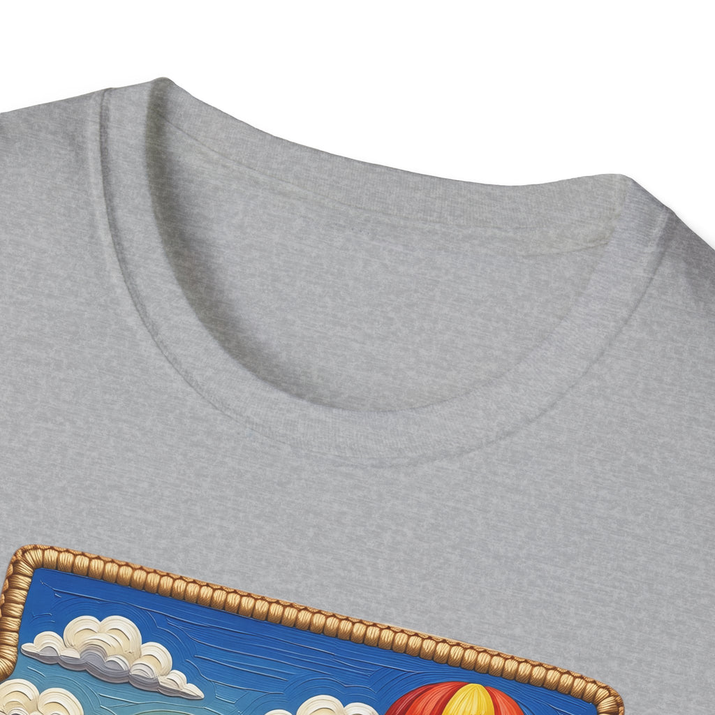 Arizona Route 66 Desert Road T-Shirt | Hot Air Balloon Southwestern Scene