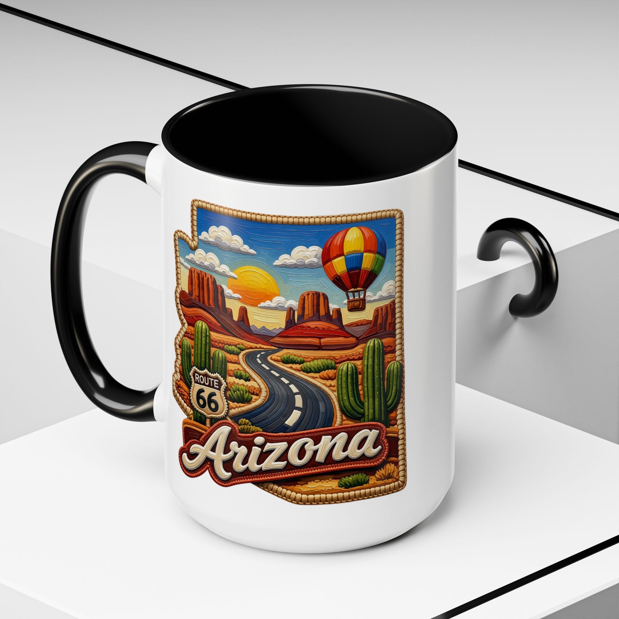 Arizona Route 66 Desert Scenic Mug | Accent Coffee Mug
