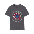 American Flag Sunflower Thank You Veterans T-Shirt | Patriotic Memorial Day Tee