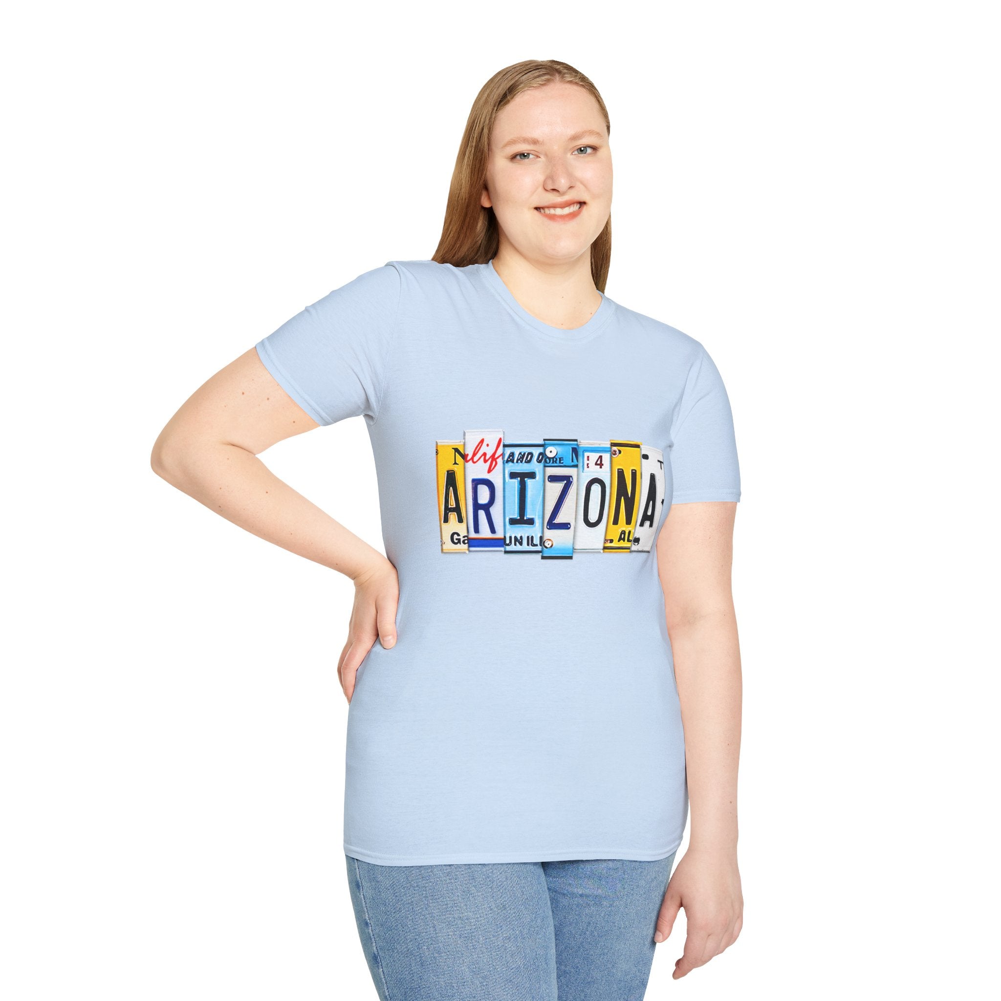 Arizona License Plate Collage T-Shirt | State Graphic Tee
