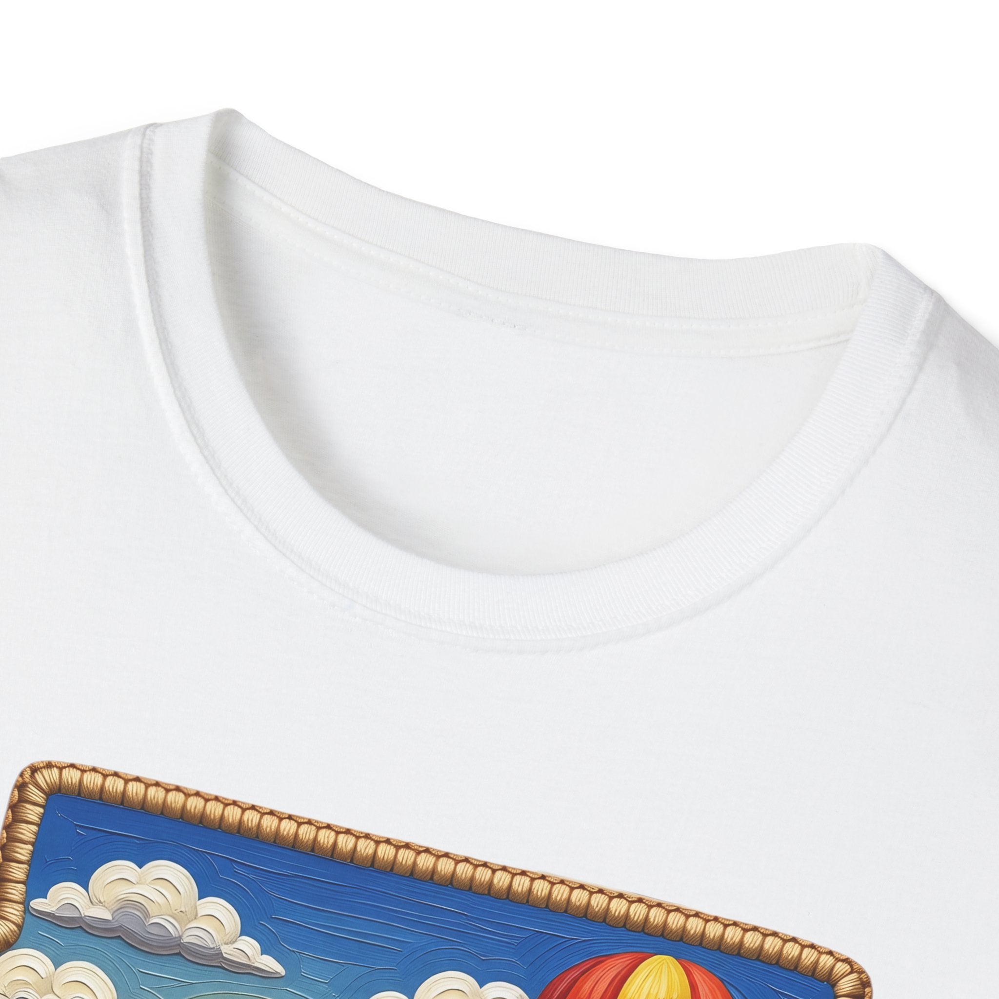Arizona Route 66 Desert Road T-Shirt | Hot Air Balloon Southwestern Scene