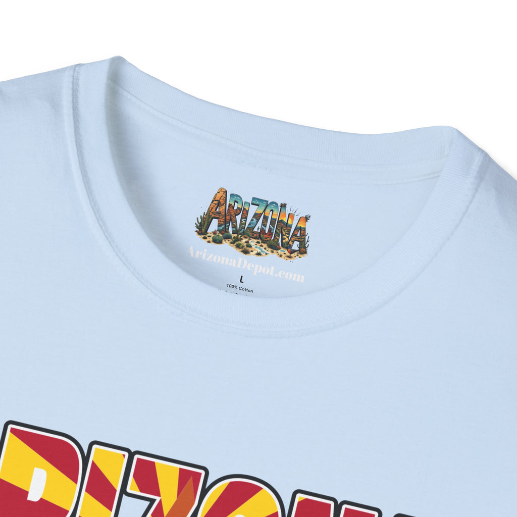 Arizona Retro Logo T‑Shirt — Vintage Sunset State Pride Tee