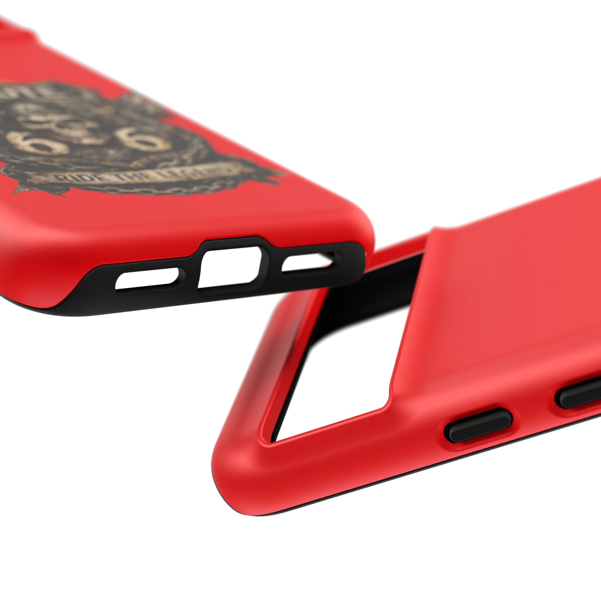 Route 66 Skull Helmet phone case | Motorcycle emblem, Ride the Legend
