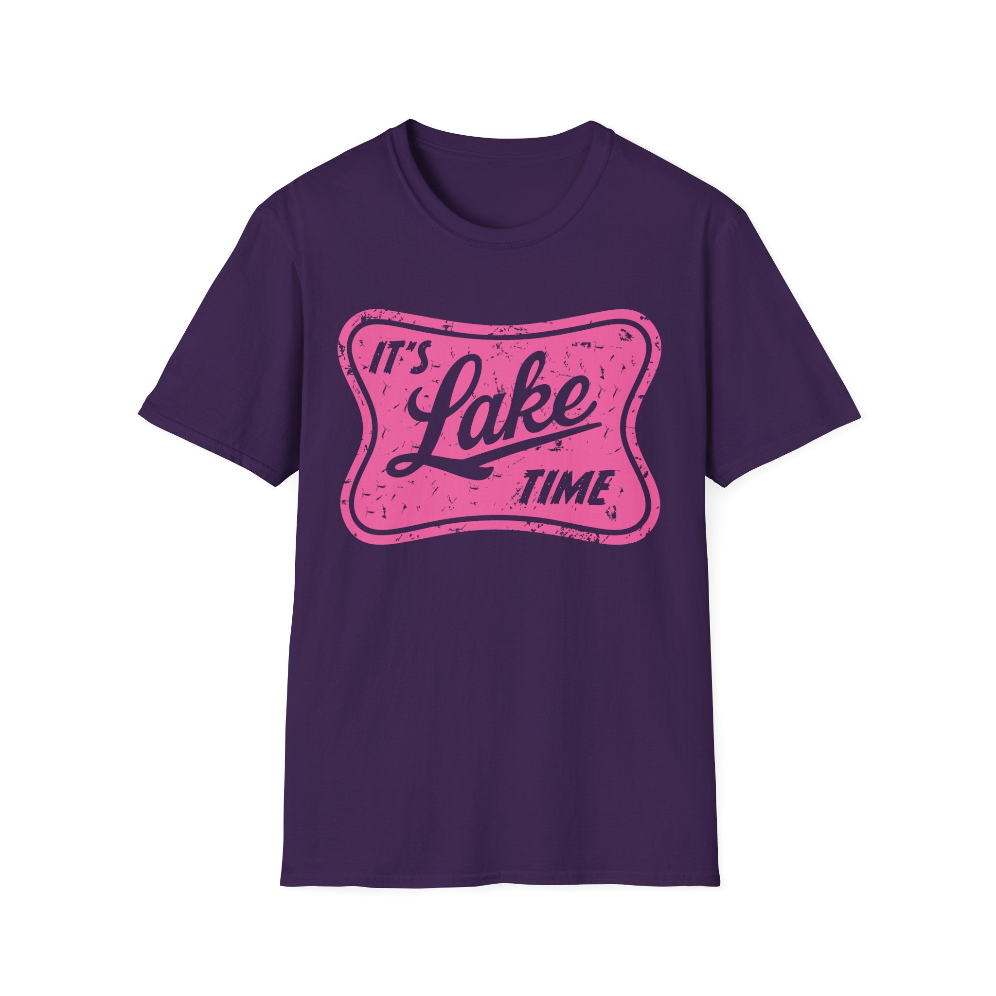Lake Life Graphic Tee | Its Lake Time T-Shirt, Unisex Softstyle Tee, Womans Girls Teens, Summer Outdoor Tee, Lake Lover Gift