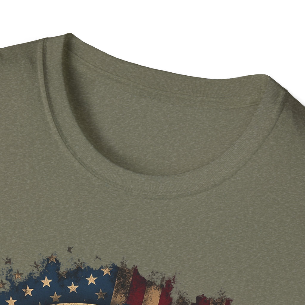 Memorial Day Remember & Honor T-Shirt | Soldier Silhouette American Flag