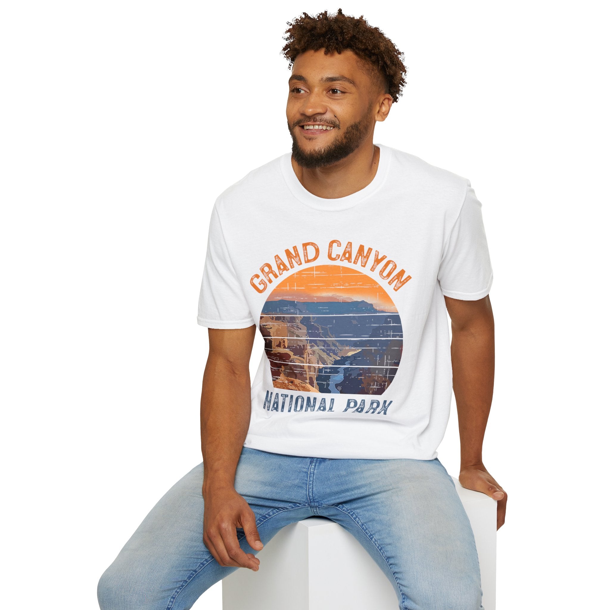 Grand Canyon National Park T-Shirt | Vintage Sunset Landscape