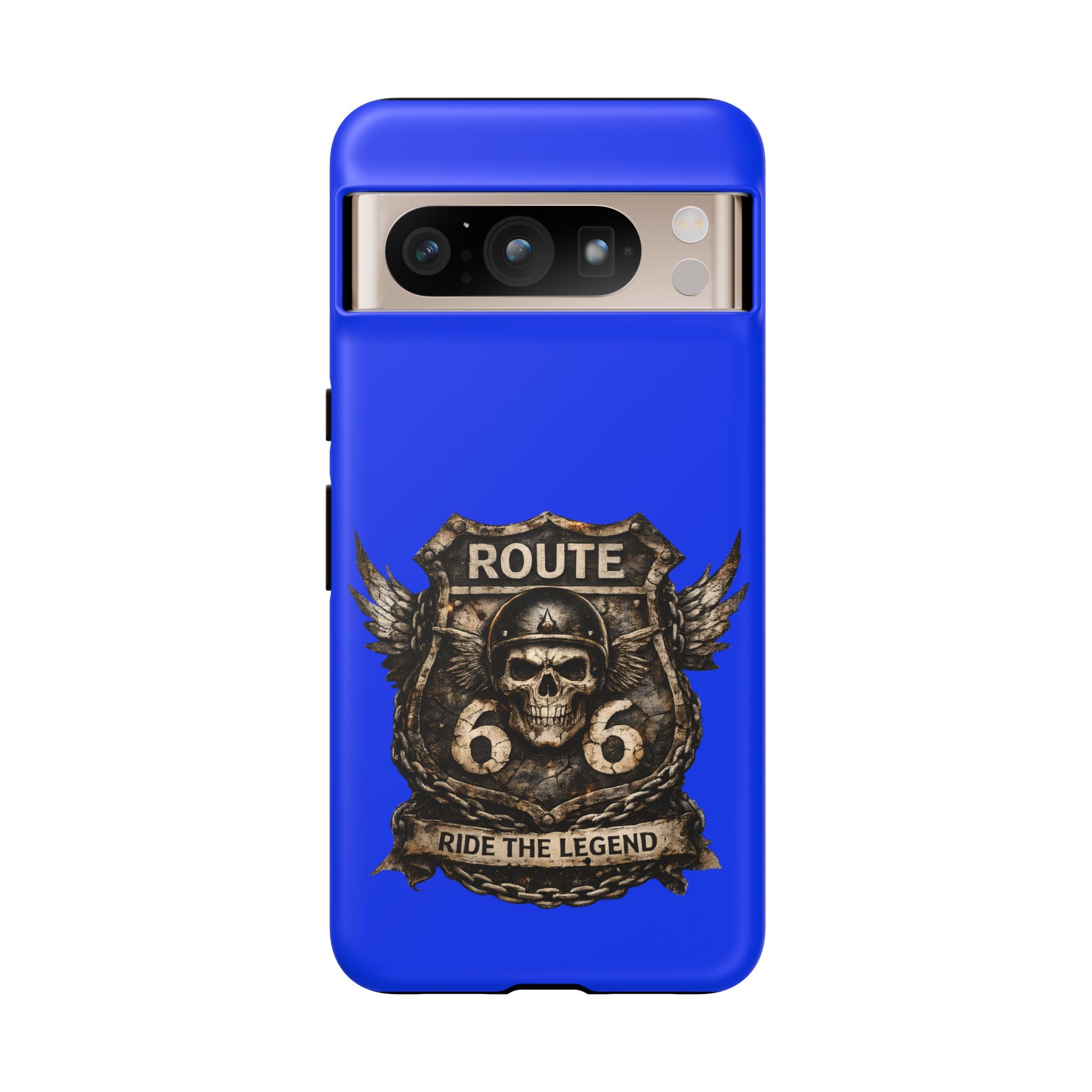 Route 66 Skull Helmet phone case | Motorcycle emblem, Ride the Legend