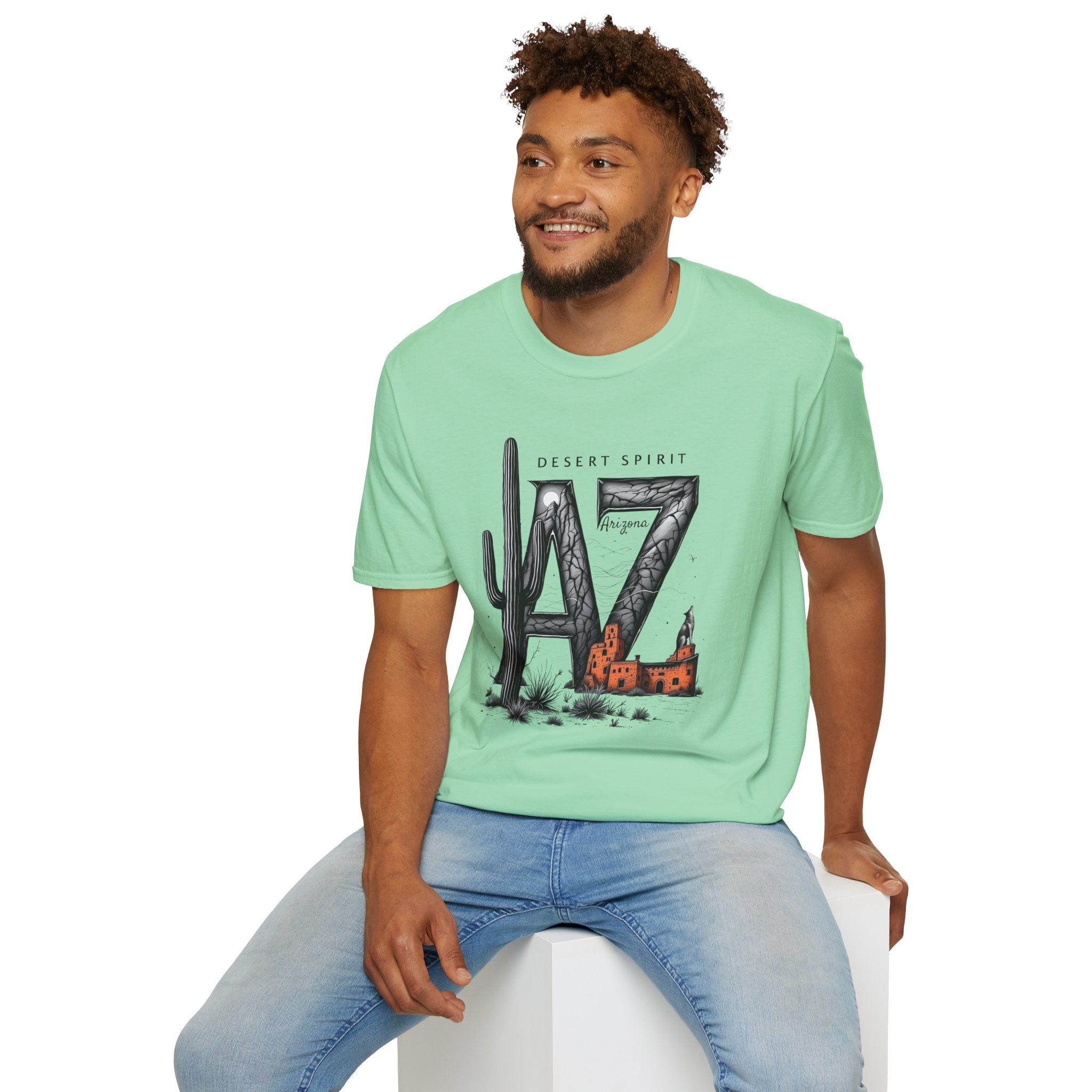Arizona Desert Spirit T-Shirt | AZ Cactus Southwest Illustration