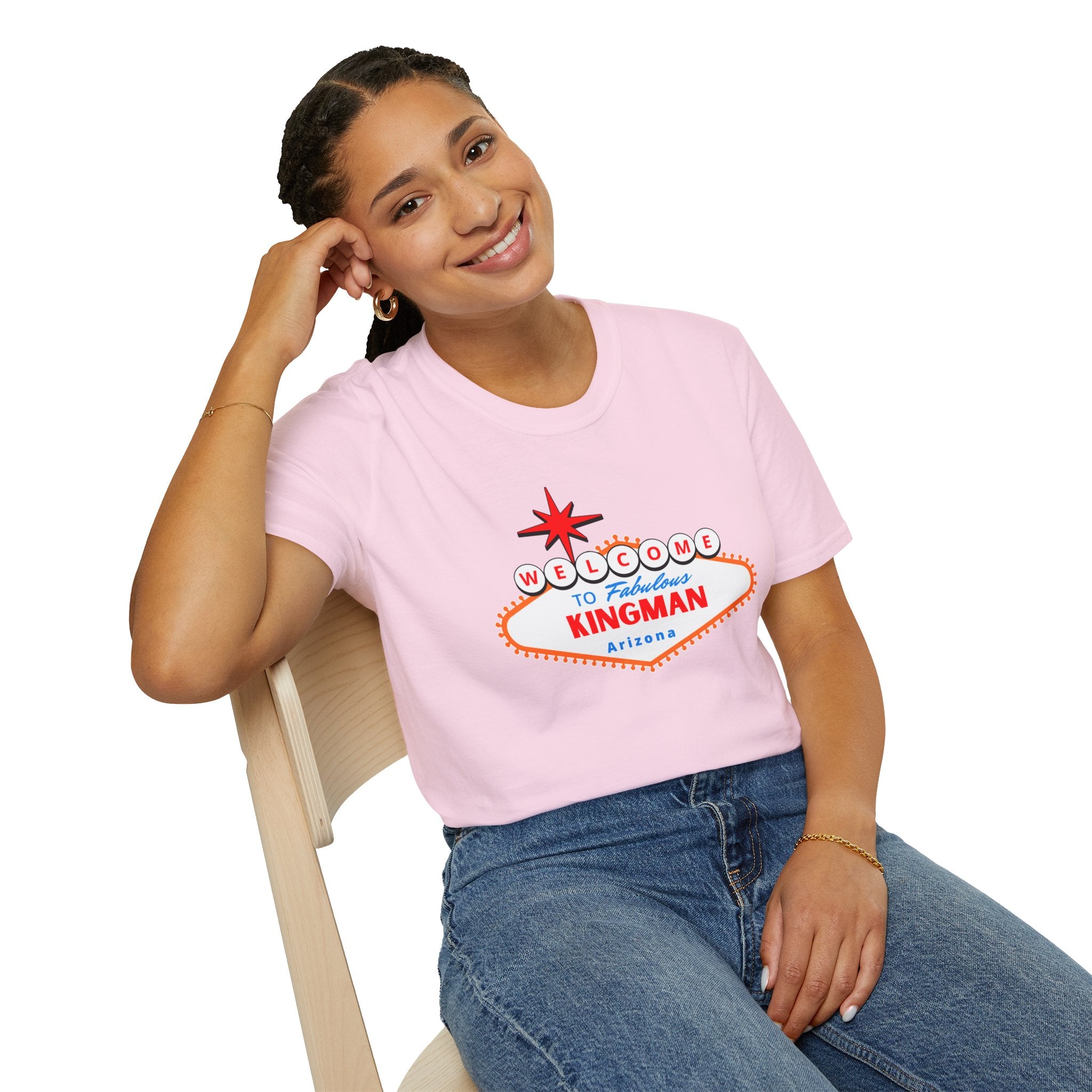 Kingman Arizona Vintage Welcome Sign T-Shirt
