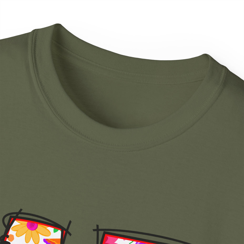 Floral AZ Tee - Mens and Womans Unisex Ultra Cotton Shirt, Perfect for AZ Pride, Summer Festivals, Casual Wear, Gifts for Him/Her