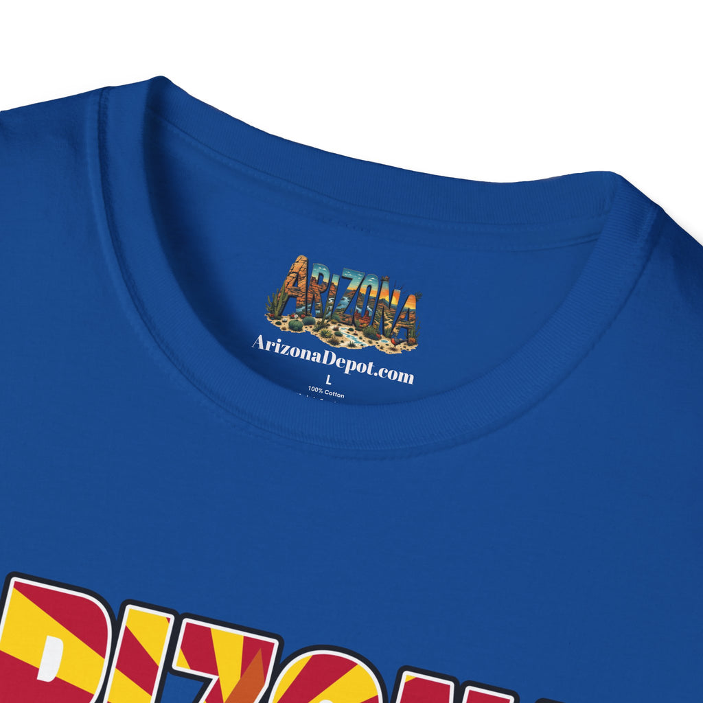 Arizona Retro Logo T‑Shirt — Vintage Sunset State Pride Tee