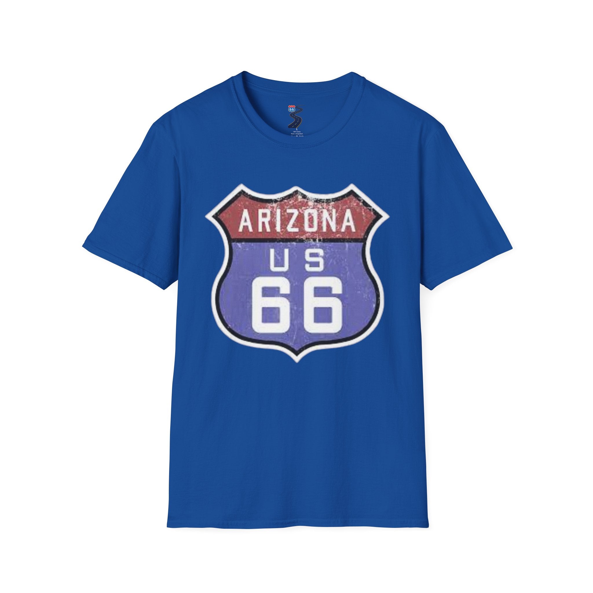 Arizona US 66 Shield T-Shirt | Route 66 Vintage Sign Tee