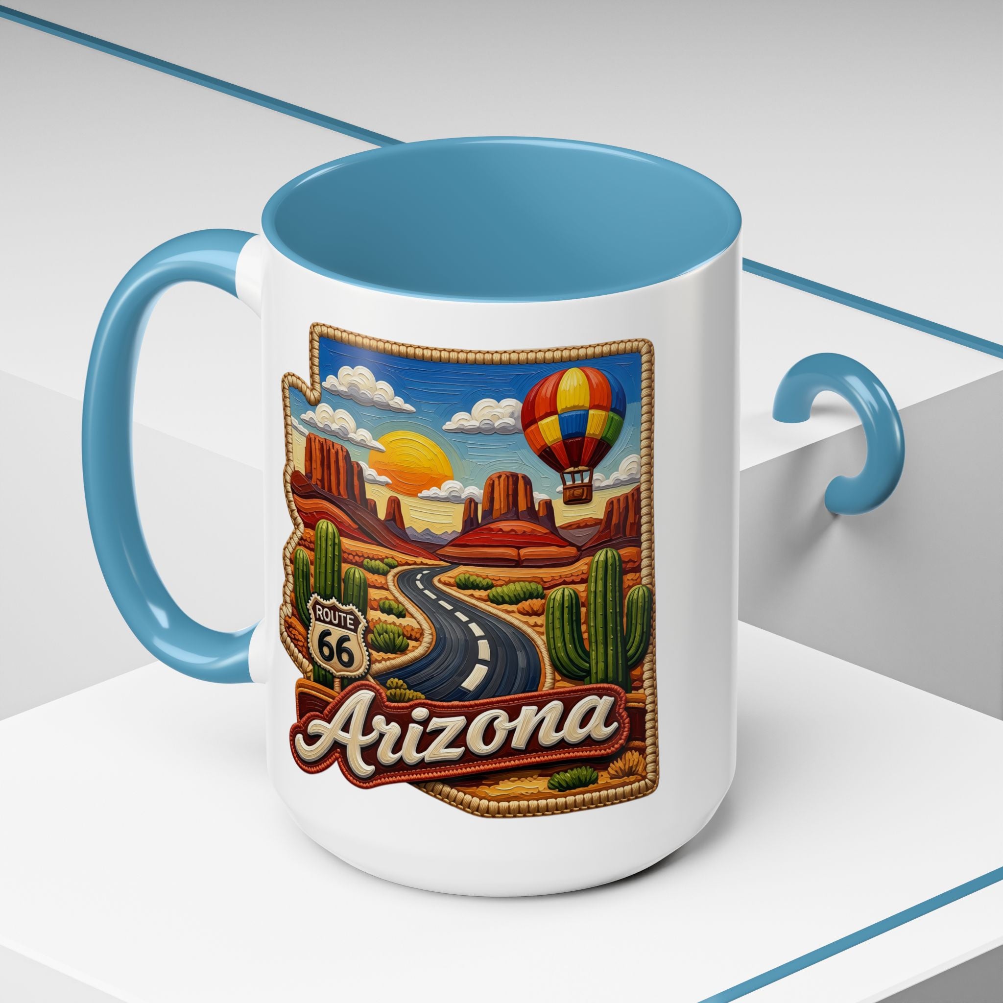 Arizona Route 66 Desert Scenic Mug | Accent Coffee Mug