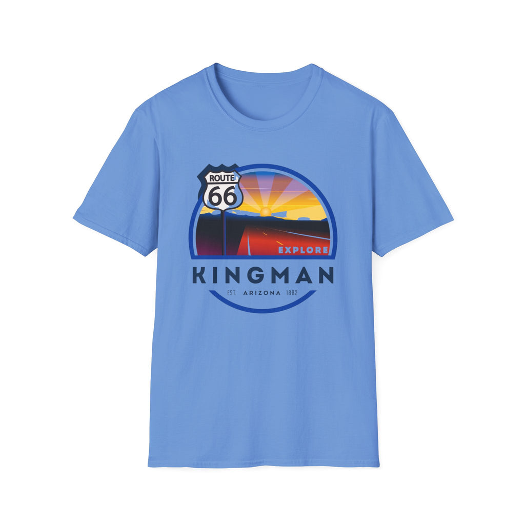 Route 66 Kingman Arizona T-Shirt — Vintage Sunset Explore Graphic Tee