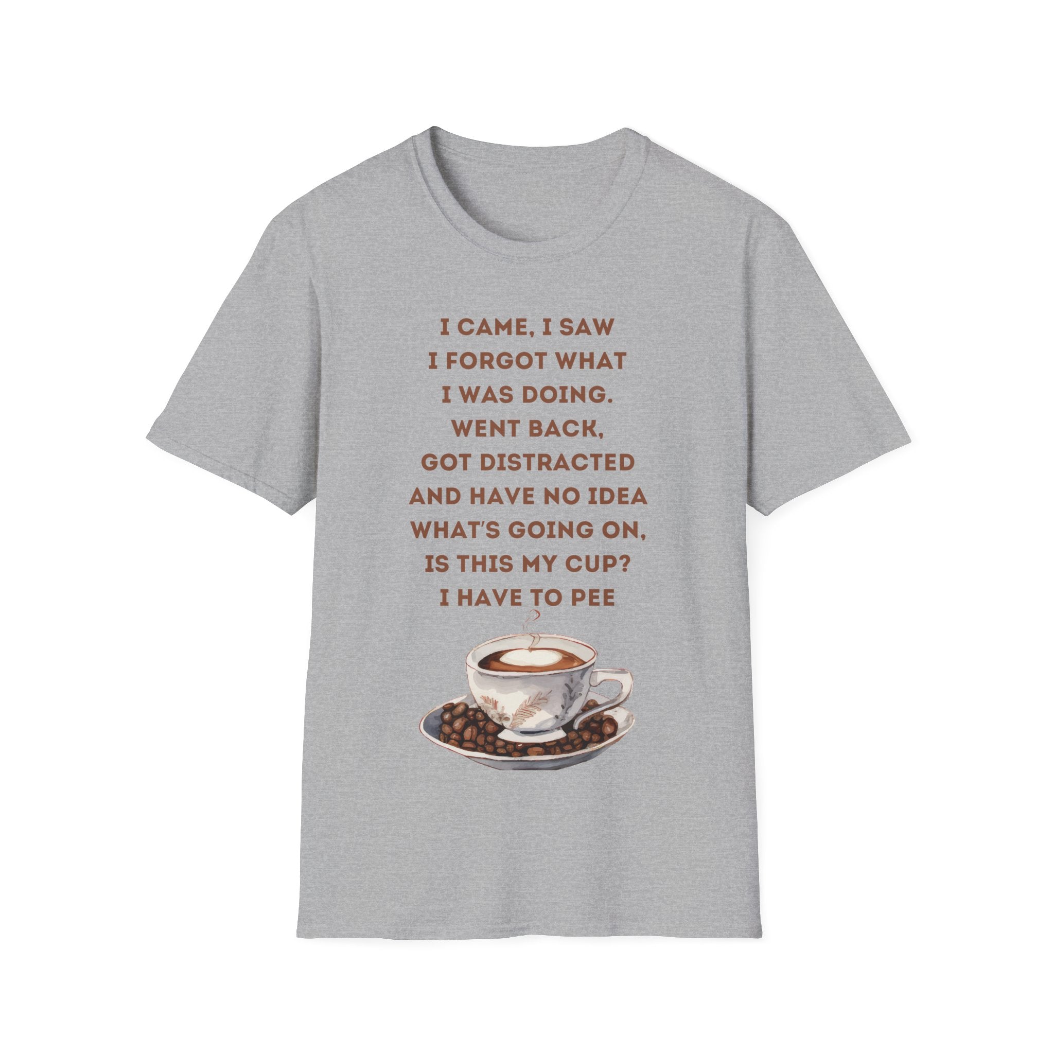 Funny Coffee Quote T-Shirt for Coffee Lovers, Humor Tee, Gift for Him/Her, Perfect for Birthdays, Housewarming, Casual Wear