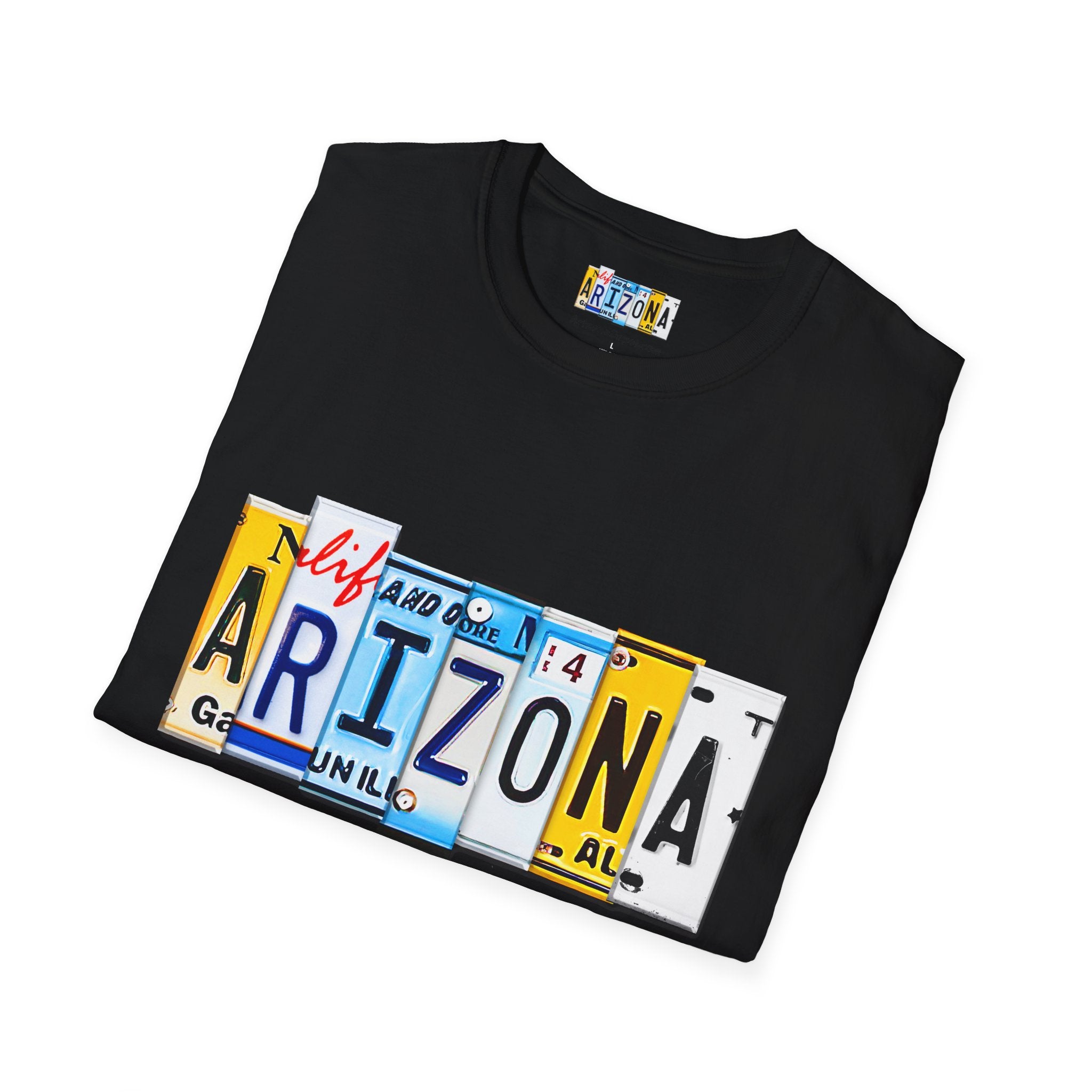 Arizona License Plate Collage T-Shirt | State Graphic Tee