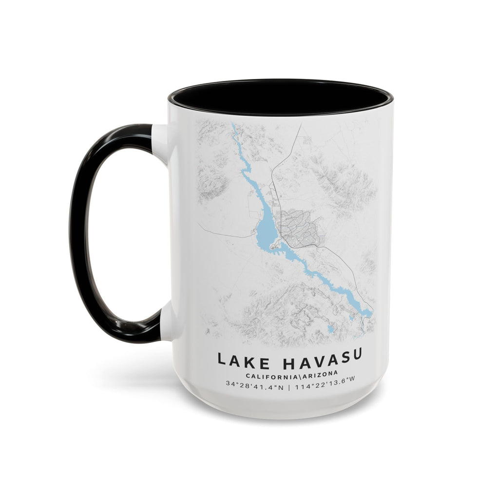 Lake Havasu map Accent Coffee Mug | 11oz 15oz