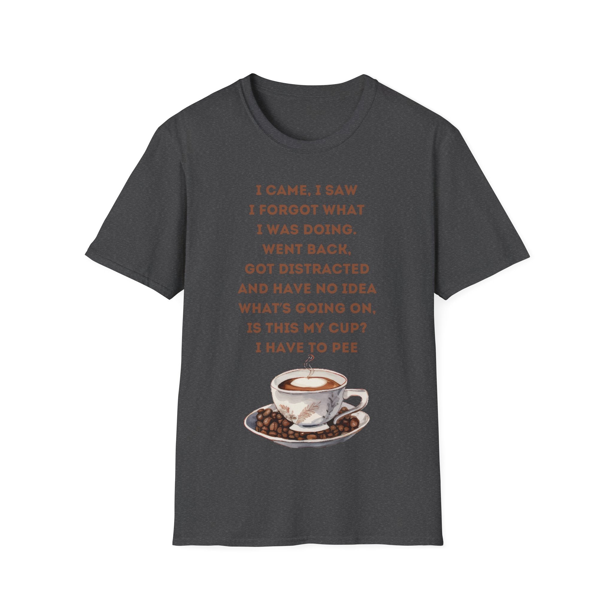 Funny Coffee Quote T-Shirt for Coffee Lovers, Humor Tee, Gift for Him/Her, Perfect for Birthdays, Housewarming, Casual Wear
