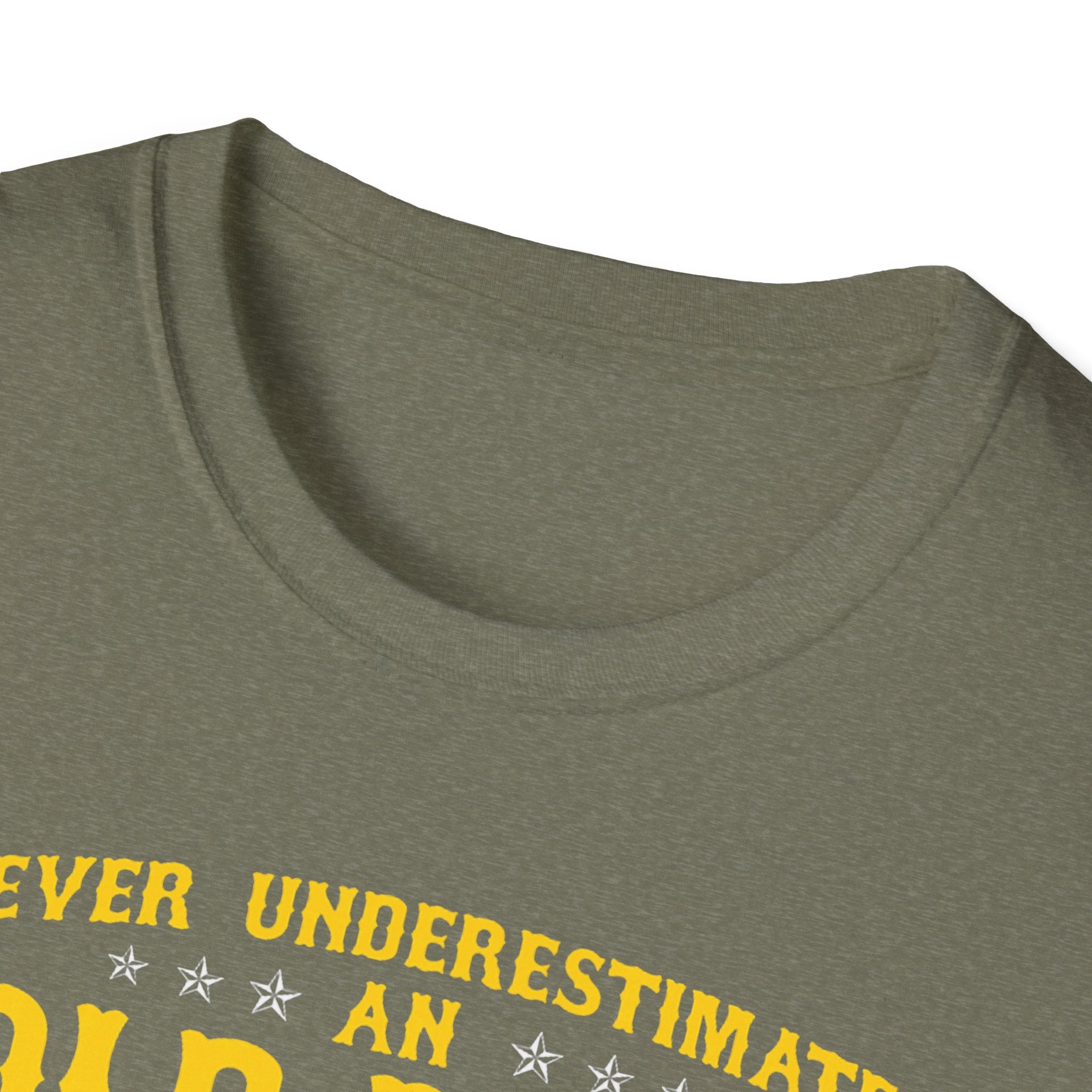 Never Underestimate an Old Man Who Is Also Vietnam Veteran T-Shirt | Military Tribute