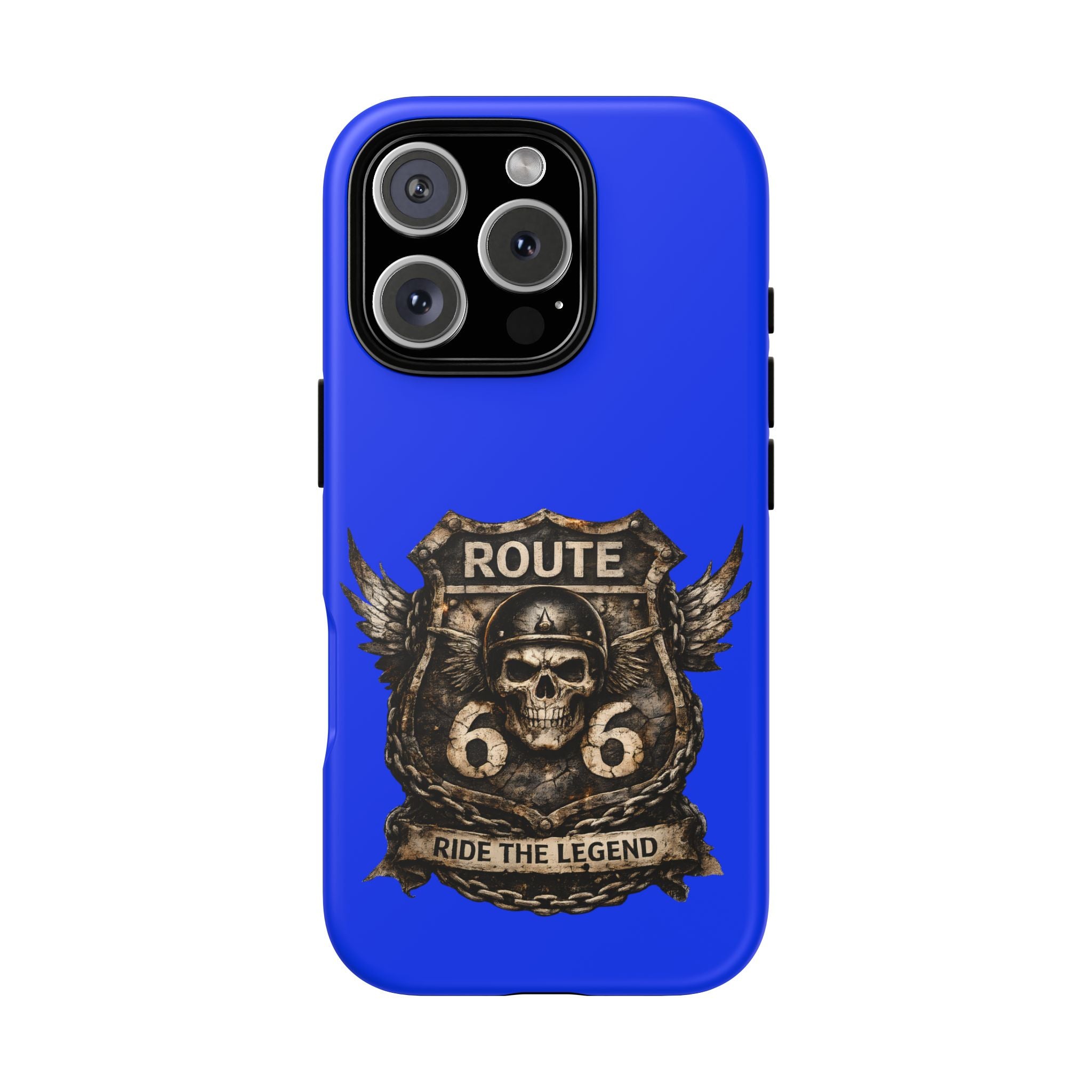 Route 66 Skull Helmet phone case | Motorcycle emblem, Ride the Legend