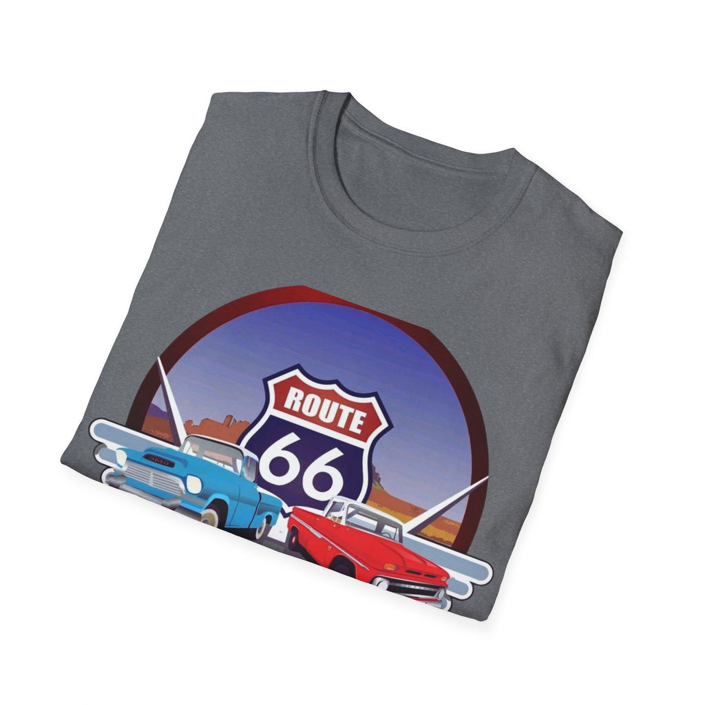 Route 66 Kingman Arizona Softstyle T-Shirt, Vintage Tee, Retro Shirt, Unisex Top, Gift for Travelers