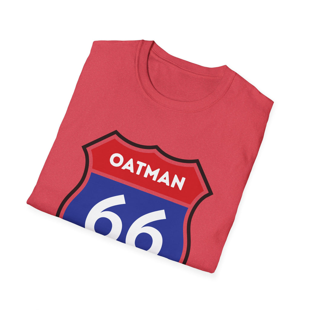 Oatman 66 Shield T-Shirt | Route 66 Roadtrip Sign Tee
