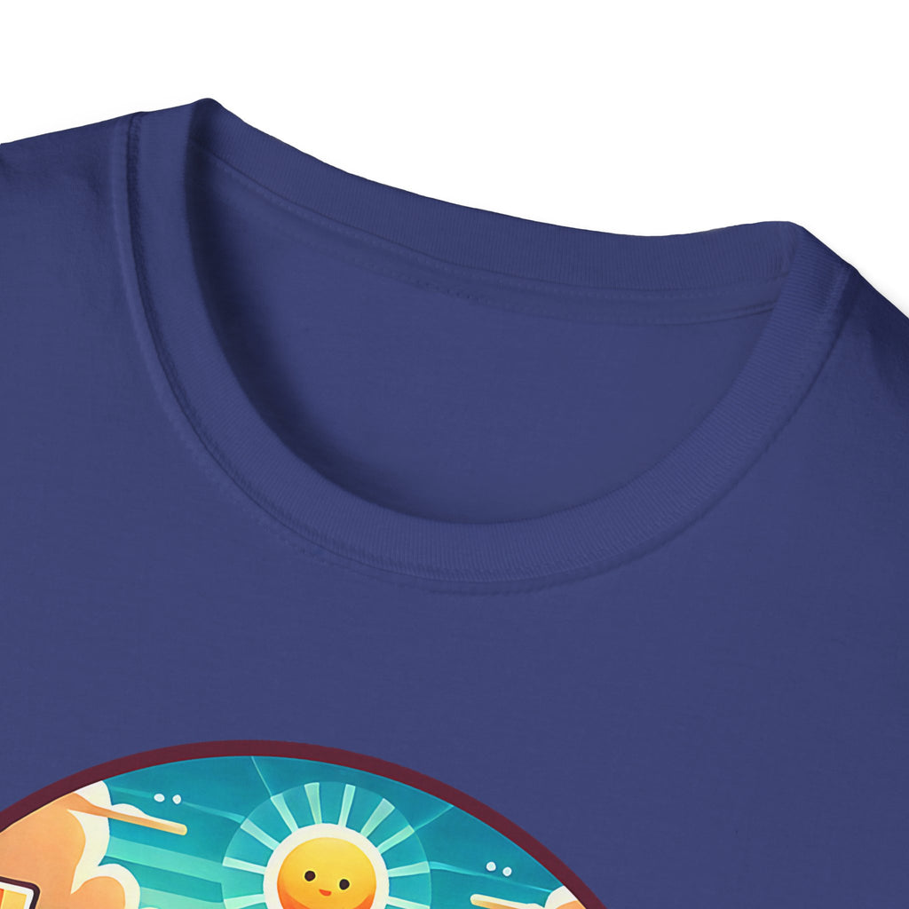 Grand Canyon National Park Retro Sunset T-Shirt | Canyon River Illustration