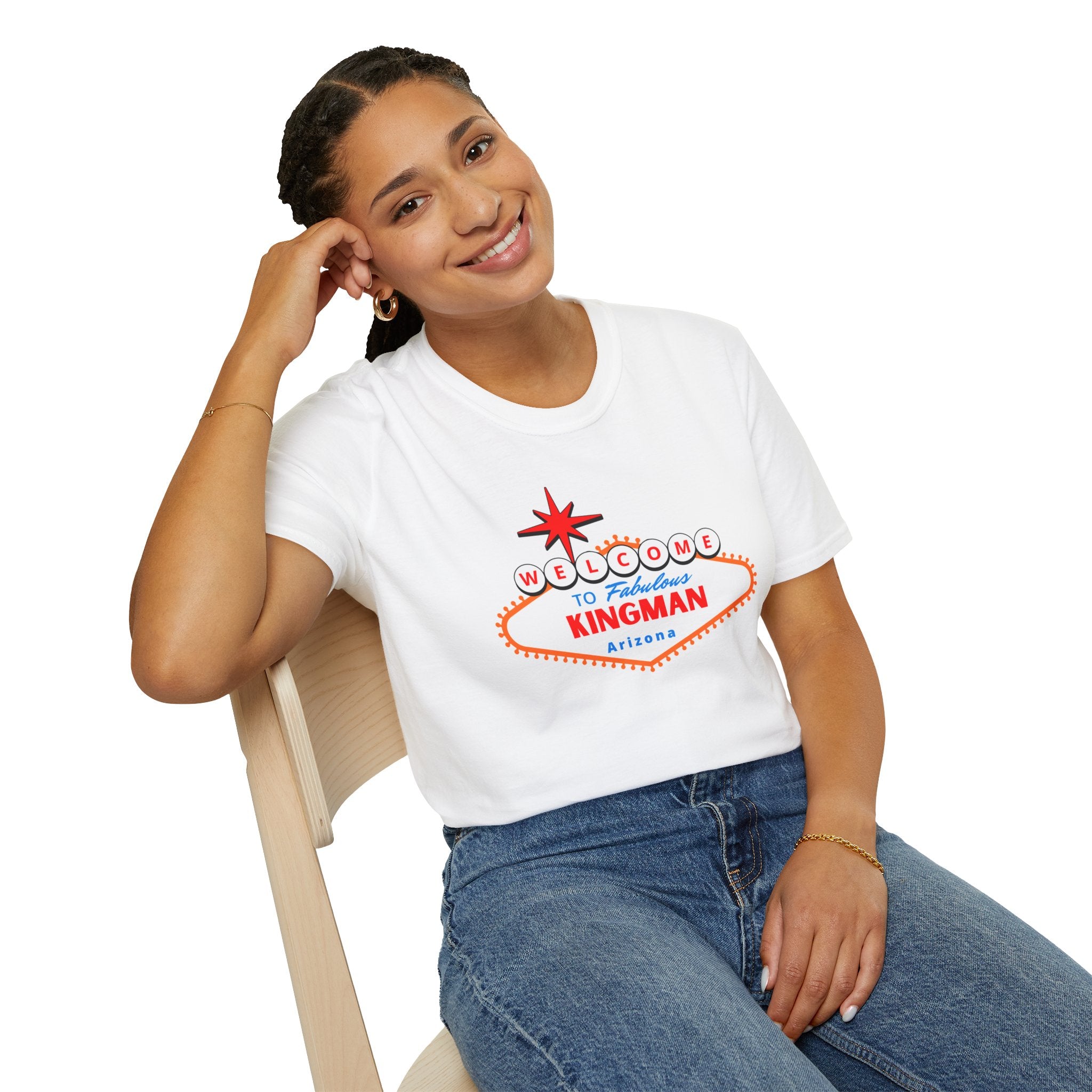 Kingman Arizona Vintage Welcome Sign T-Shirt