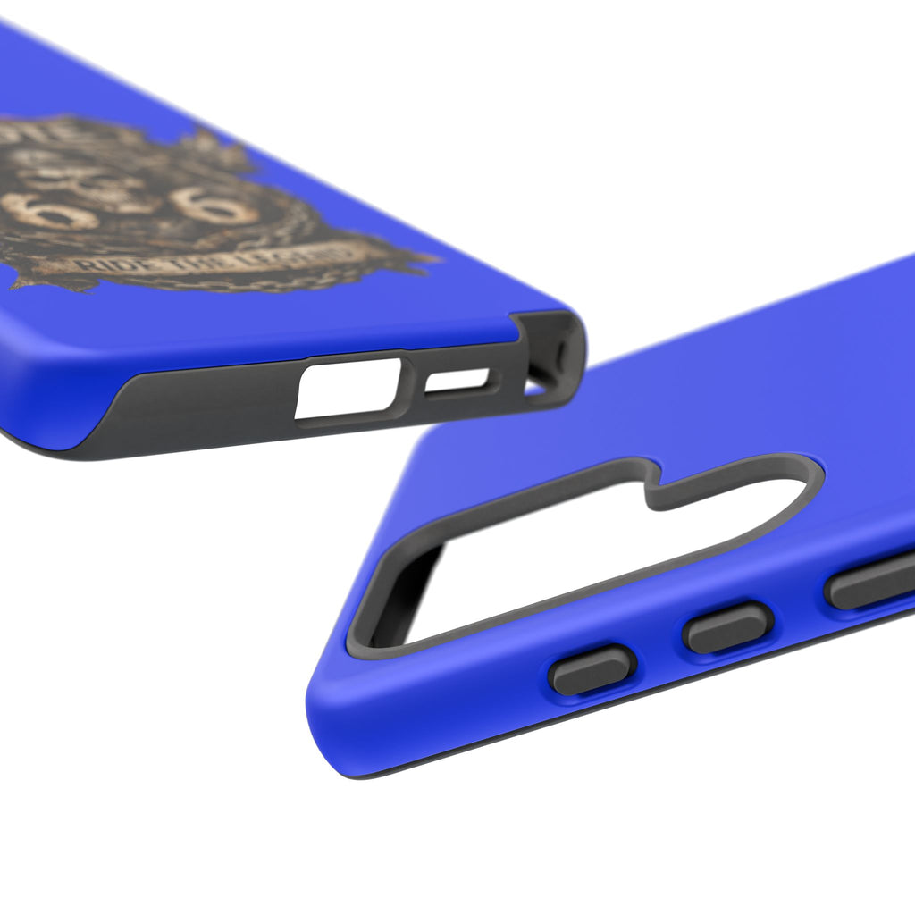 Route 66 Skull Helmet phone case | Motorcycle emblem, Ride the Legend