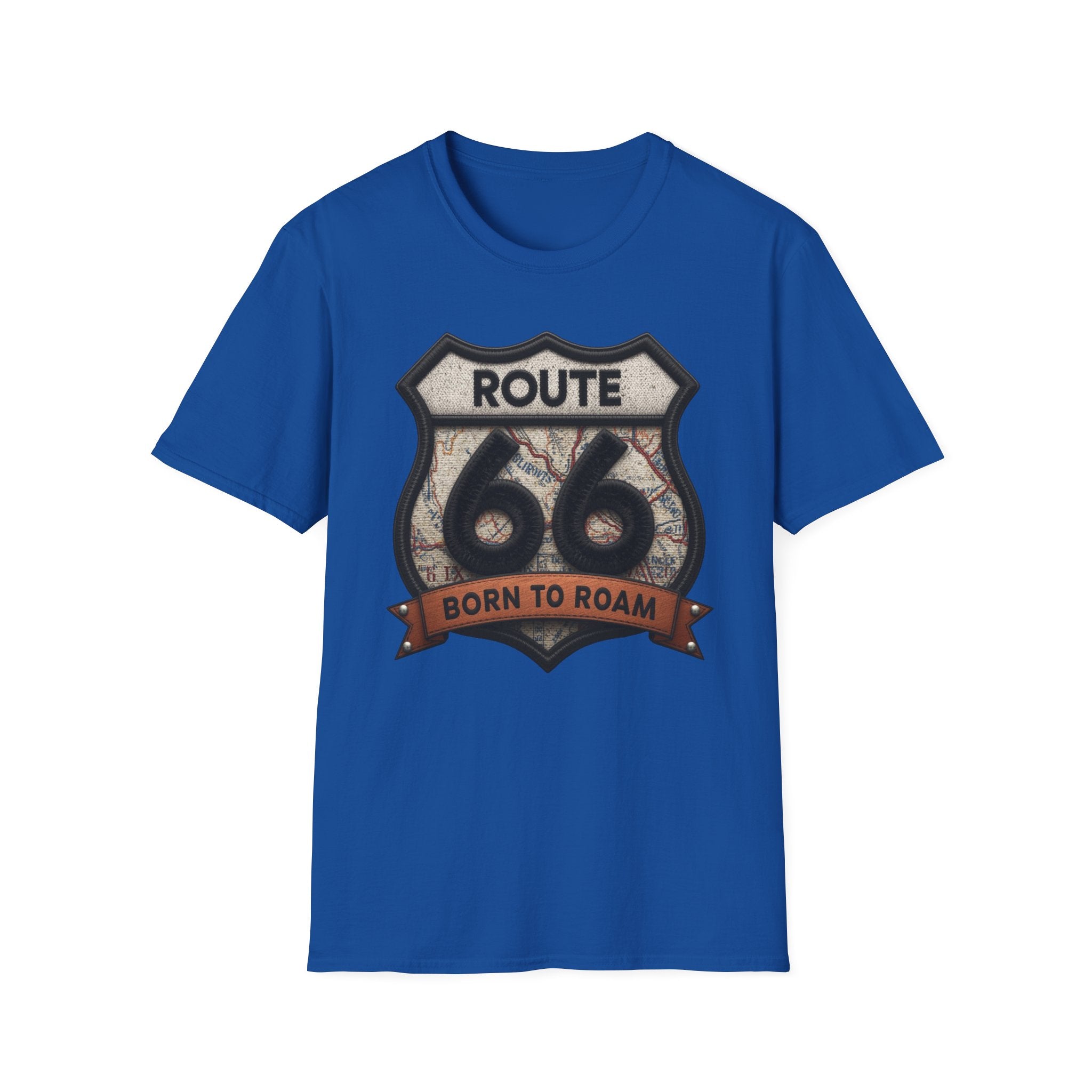 Route 66 Born to Roam T-Shirt | Vintage Highway Shield Tee