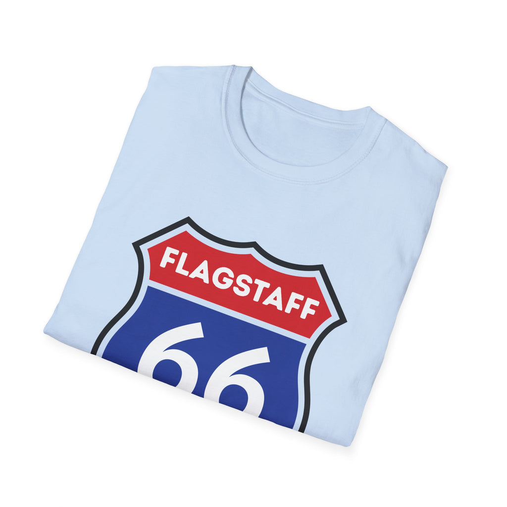 Flagstaff Route 66 Shield T-Shirt | Vintage Highway Sign Tee