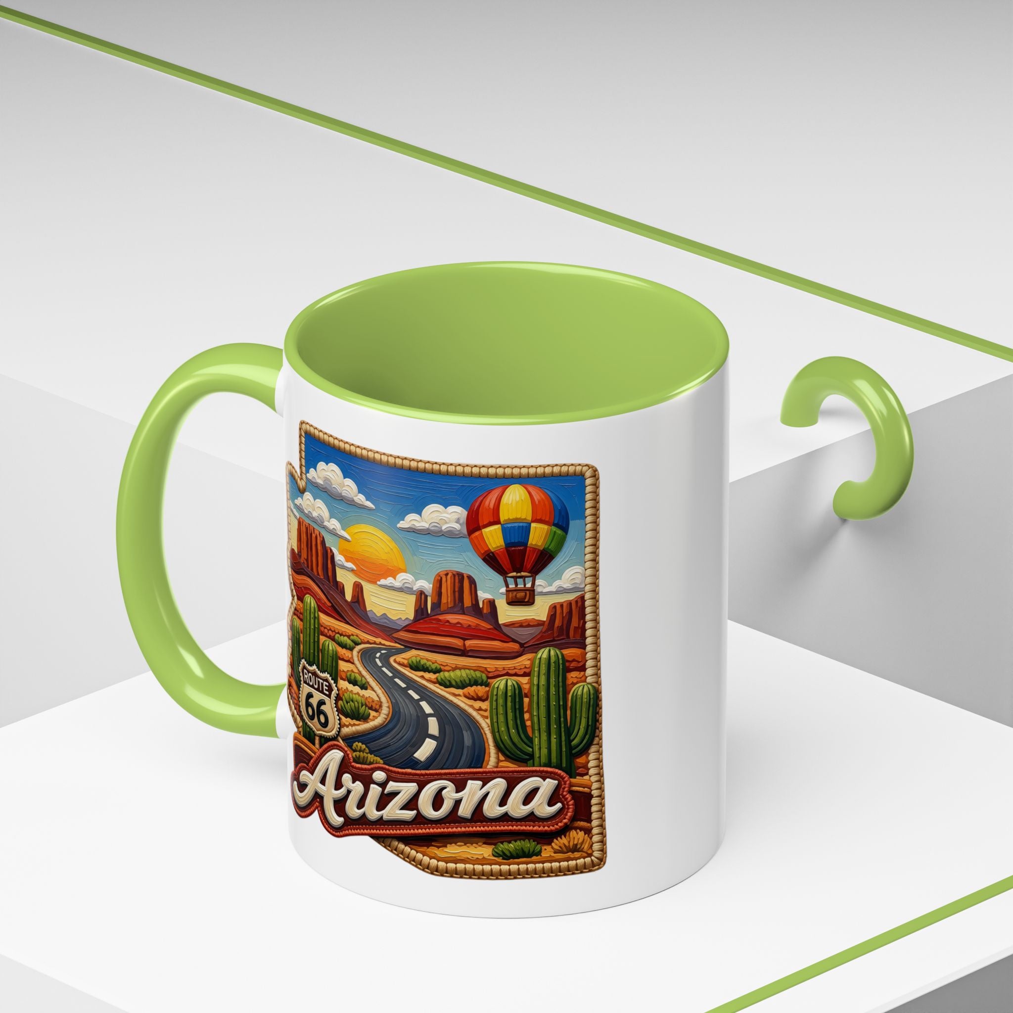 Arizona Route 66 Desert Scenic Mug | Accent Coffee Mug