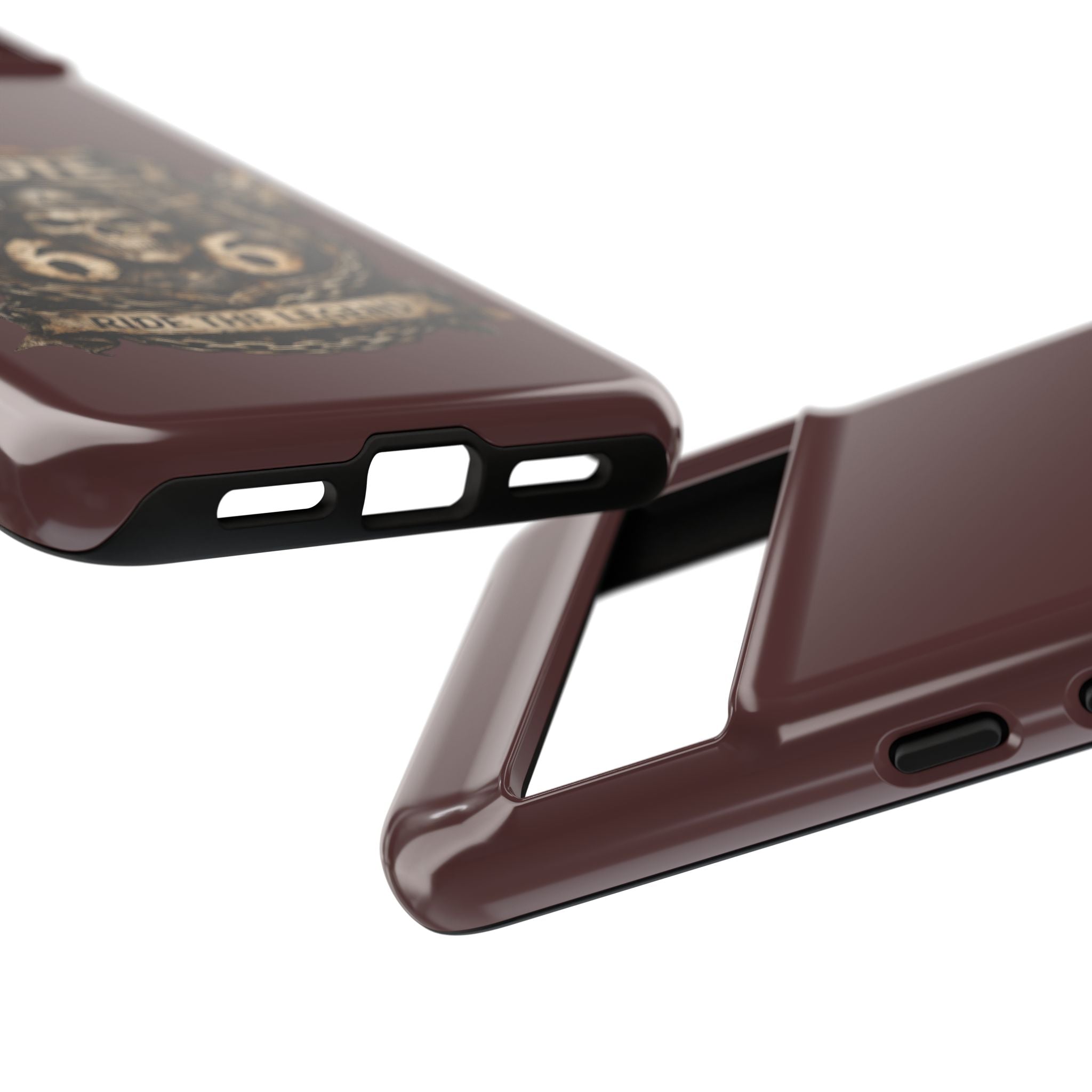 Route 66 Skull Helmet phone case | Motorcycle emblem, Ride the Legend