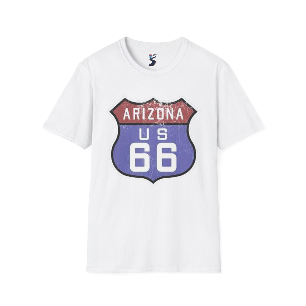 Arizona US 66 Shield T-Shirt | Route 66 Vintage Sign Tee