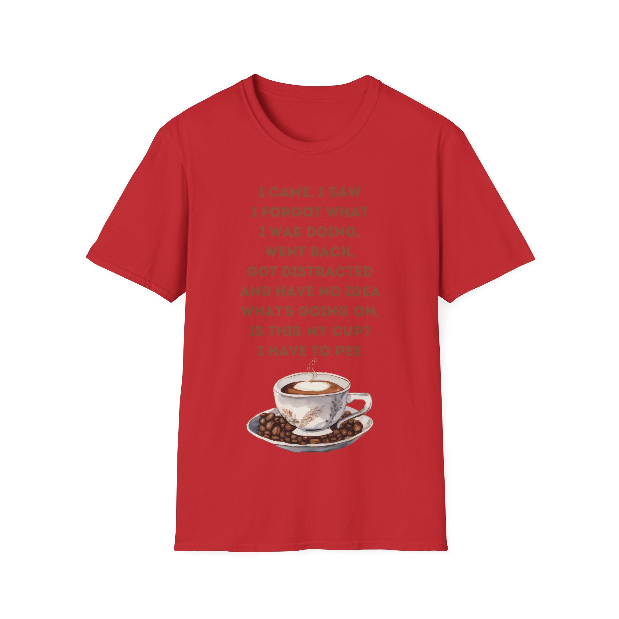 Funny Coffee Quote T-Shirt for Coffee Lovers, Humor Tee, Gift for Him/Her, Perfect for Birthdays, Housewarming, Casual Wear