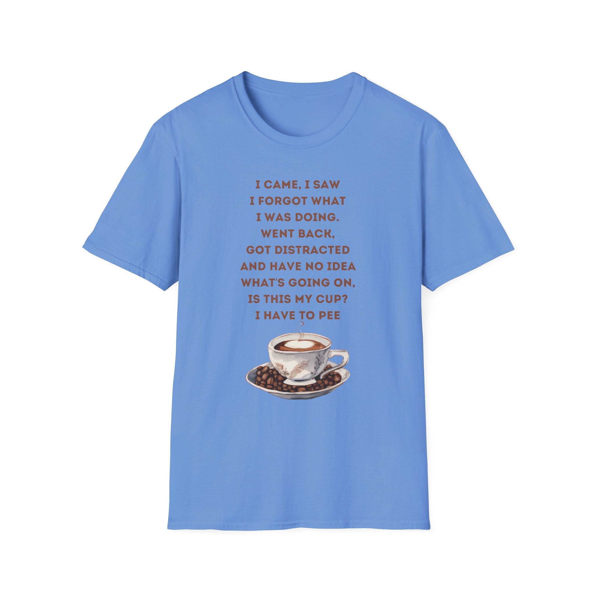 Funny Coffee Quote T-Shirt for Coffee Lovers, Humor Tee, Gift for Him/Her, Perfect for Birthdays, Housewarming, Casual Wear