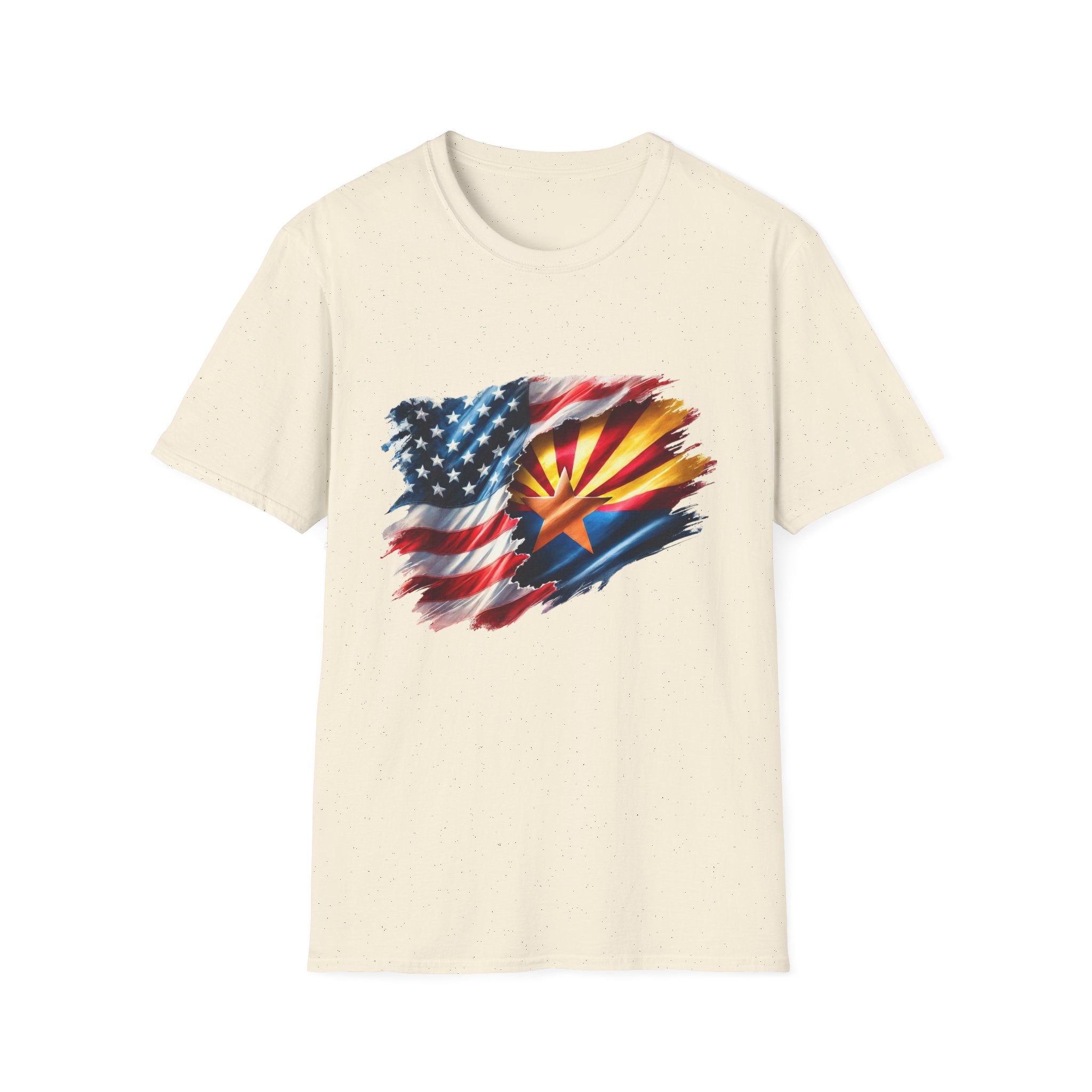 Arizona Flag with American Flag T-Shirt | Patriotic State Pride Tee