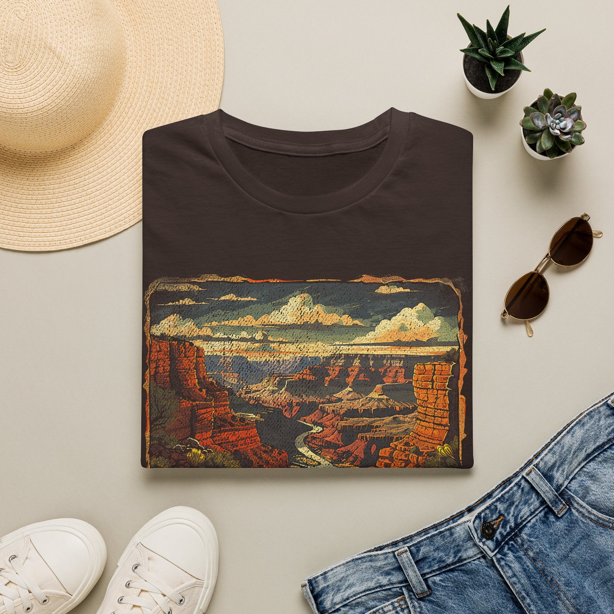 Grand Canyon Vintage National Park T-Shirt | Retro Landscape Tee