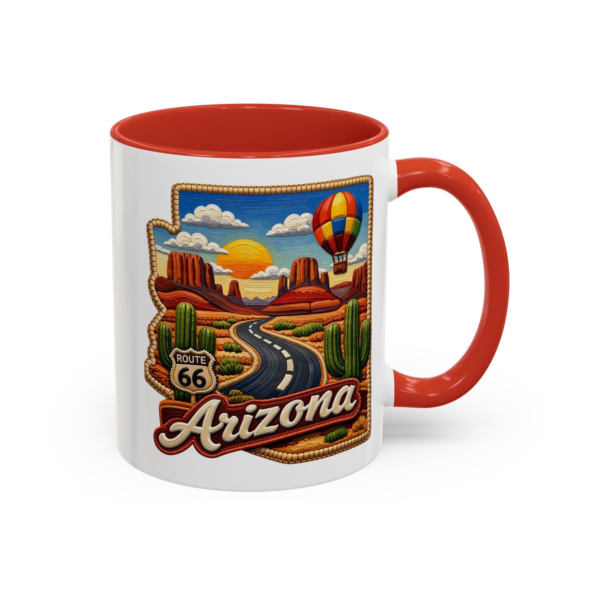 Arizona Route 66 Desert Scenic Mug | Accent Coffee Mug
