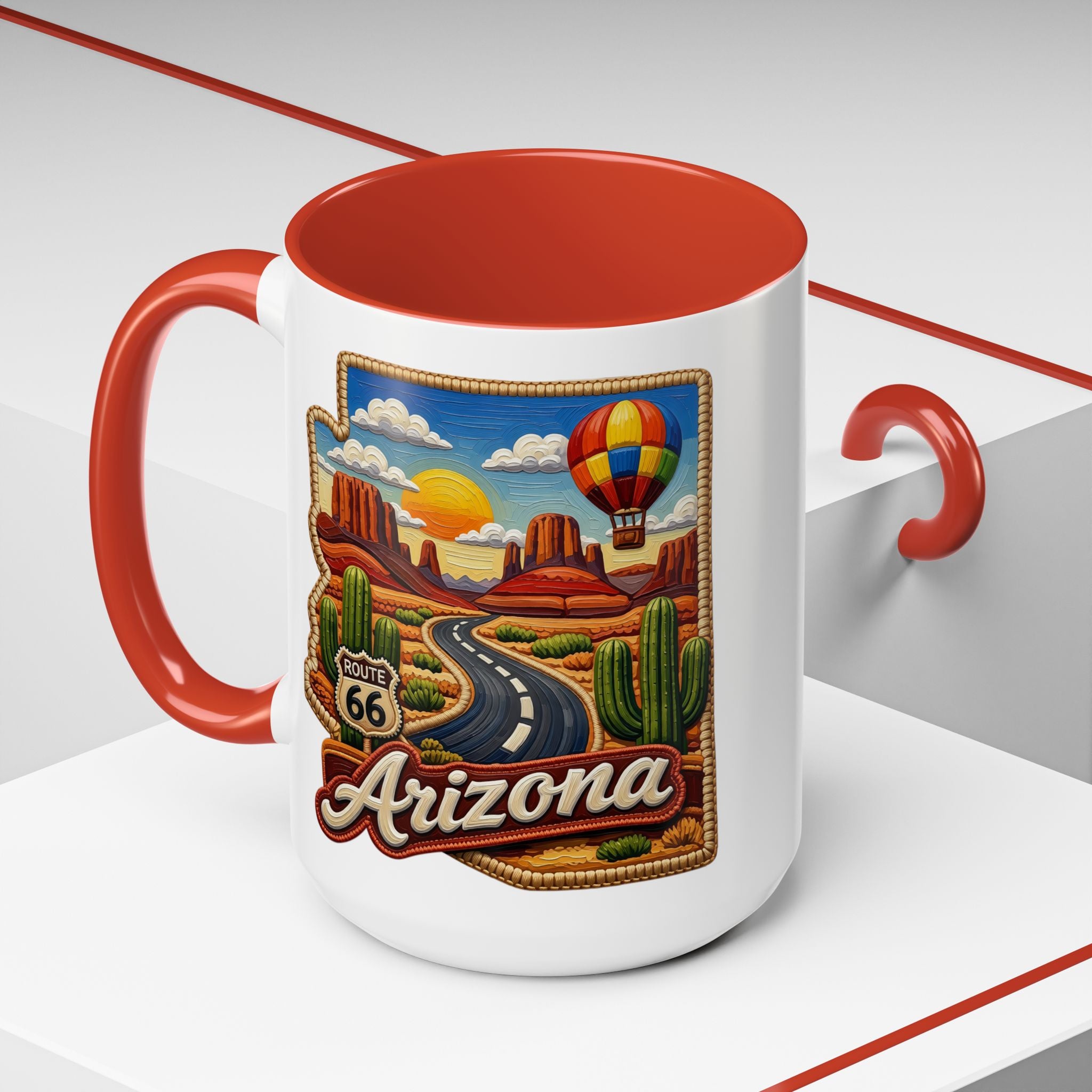 Arizona Route 66 Desert Scenic Mug | Accent Coffee Mug