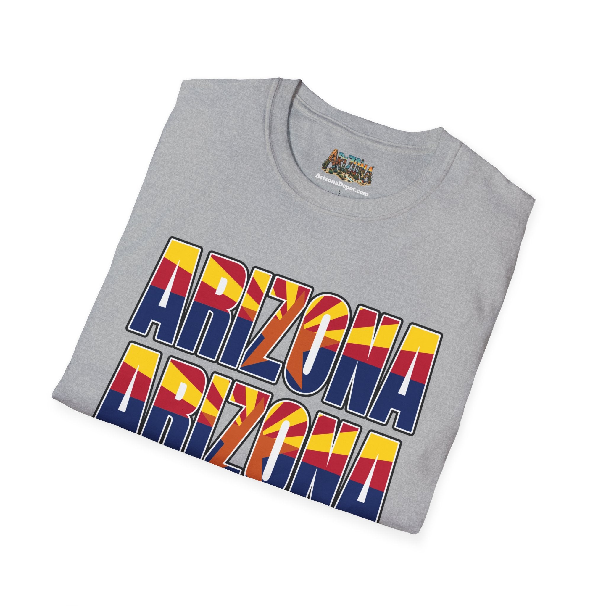 Arizona Vintage Graphic T-Shirt, Unisex Tee for Travel Lovers, Summer Fashion, Gift for Arizona State Fans, Retro Aesthetic Shirt