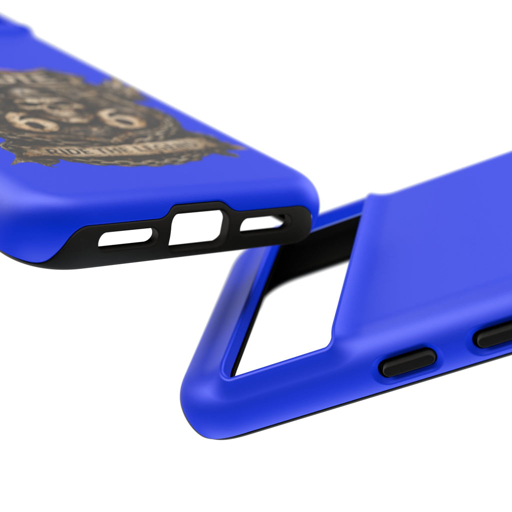 Route 66 Skull Helmet phone case | Motorcycle emblem, Ride the Legend
