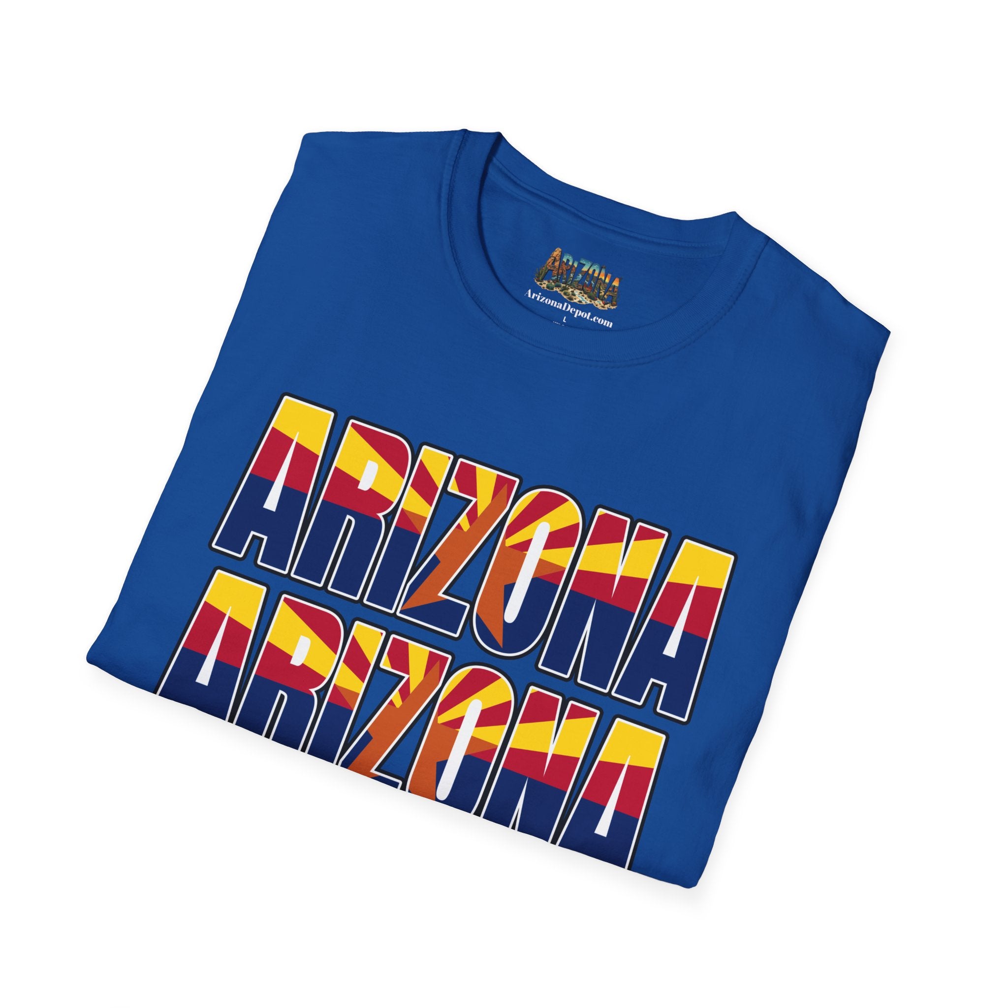 Arizona Retro Logo T‑Shirt — Vintage Sunset State Pride Tee