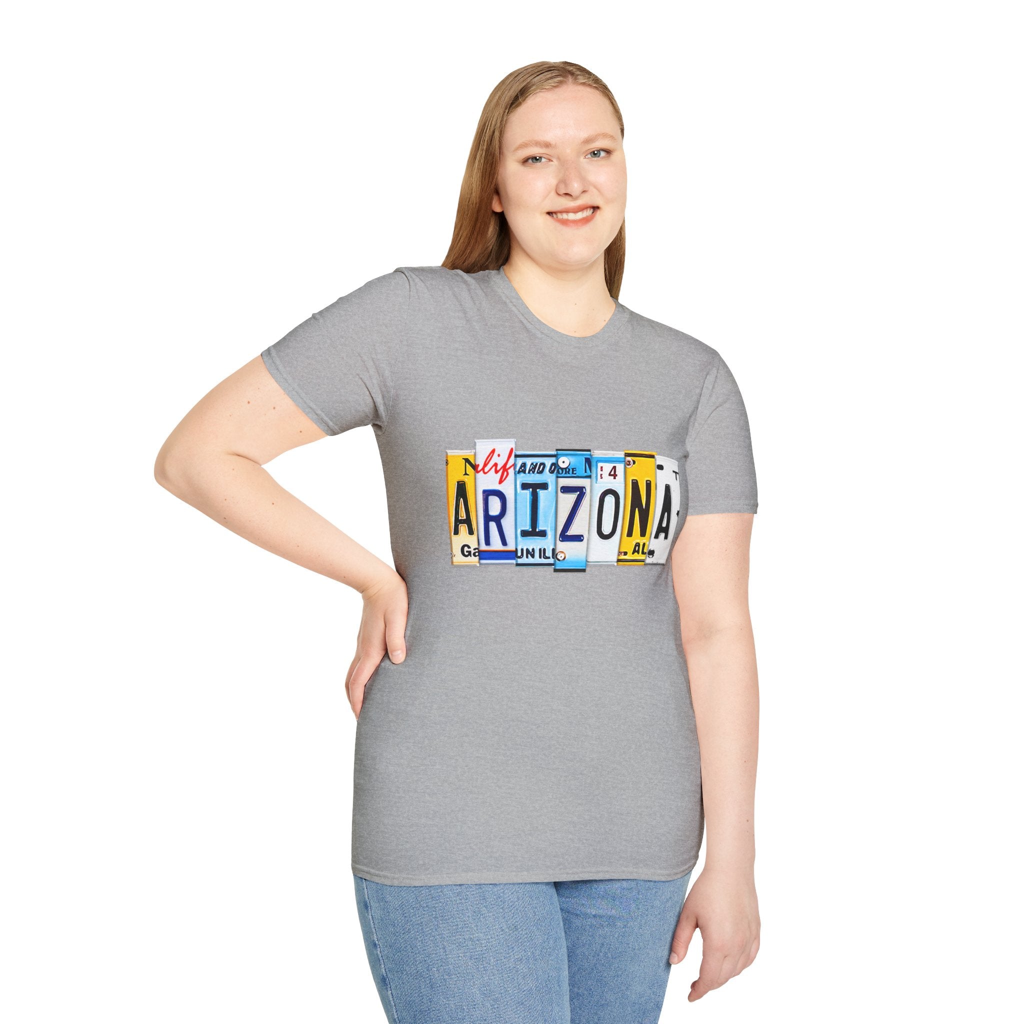 Arizona License Plate Collage T-Shirt | State Graphic Tee