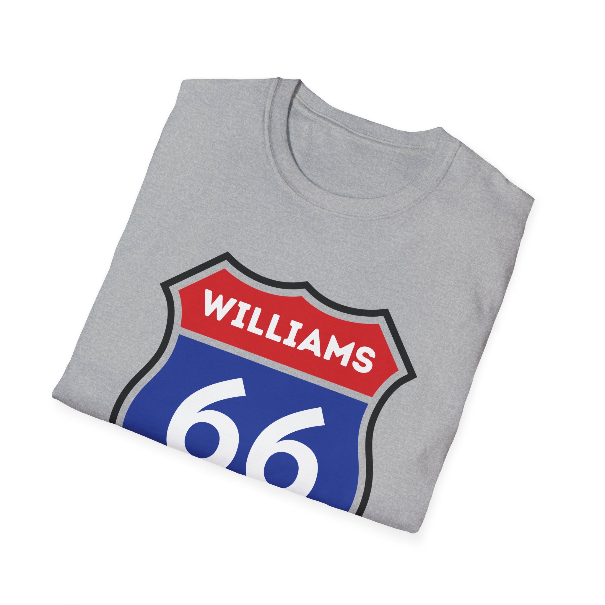 Williams 66 Shield T-Shirt | Route 66 Road Sign Shirt