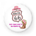 Route 66 Cowgirl Design Bottle Opener | Get Your Kicks on Route 66