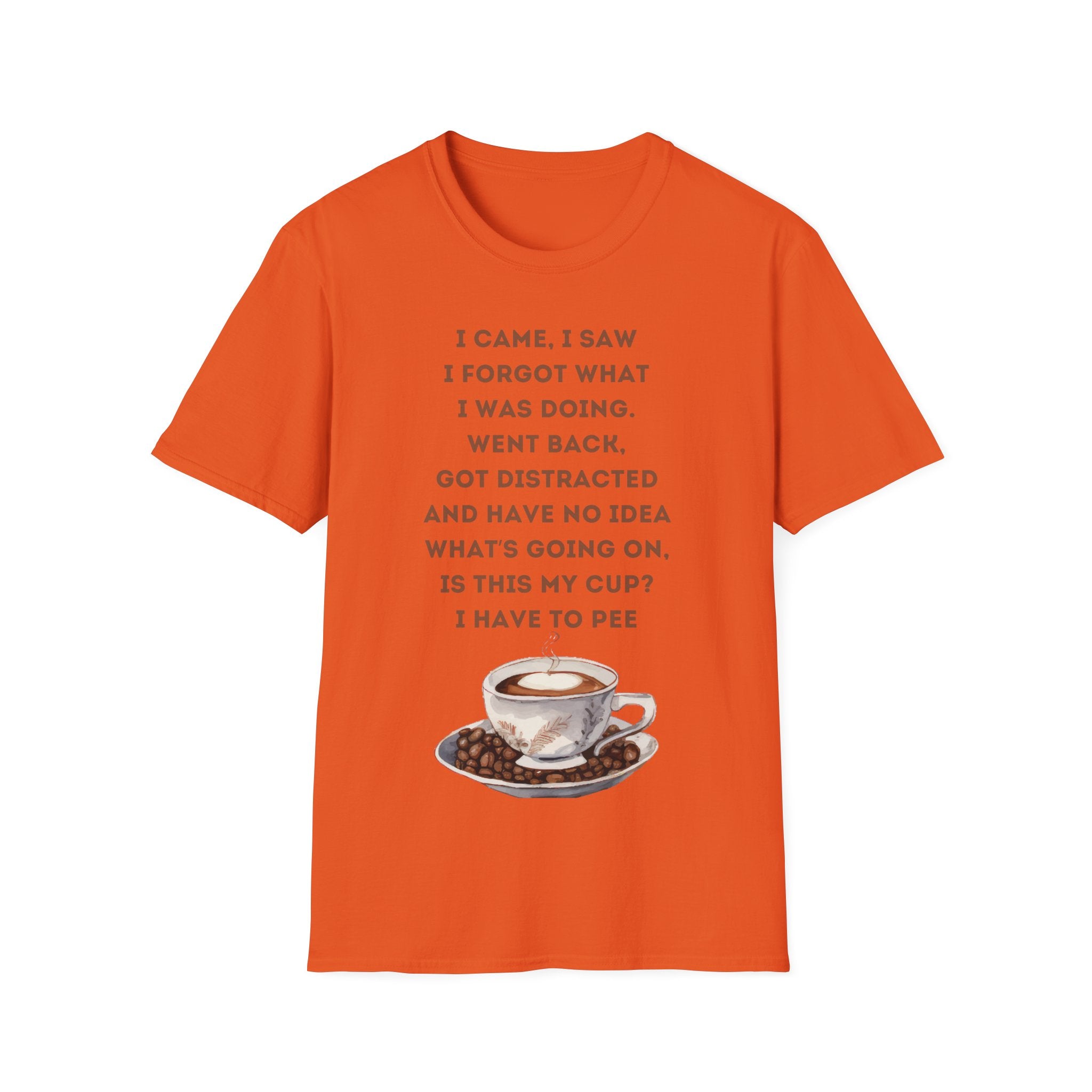 Funny Coffee Quote T-Shirt for Coffee Lovers, Humor Tee, Gift for Him/Her, Perfect for Birthdays, Housewarming, Casual Wear