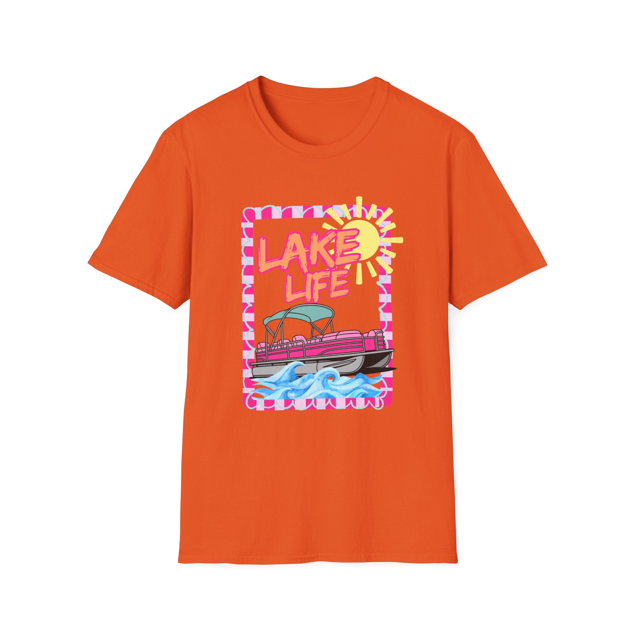 Lake Life Pontoon Boat T-Shirt | Summer Lake Vibes